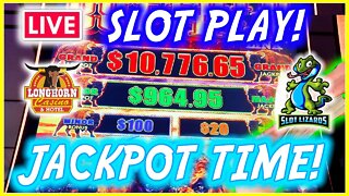 🔴 MORE LIVE SLOT PLAY! EPIC MONSTER JACKPOTS LANDING! LONGHORN CASINO!