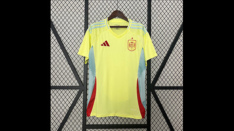 👉🏻⚽️2024 Spain Away Adult Jersey