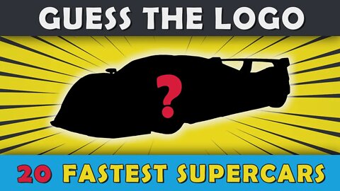 Guess The LOGO | TOP 20 fastest supercars