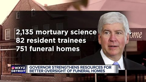 Governor Snyder strengthens resources for better oversight of funeral homes