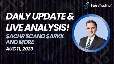 Daily Update & Live Analysis: $ACHR $CANO $ARKK & more