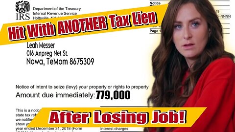 Leah Messer Loses Jobs Then Hit With ANOTHER Tax Lien! Reality Star Owes Nearly 1 Million In Taxes!