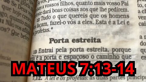 Desvendando os Mistérios de Mateus 7:13-14