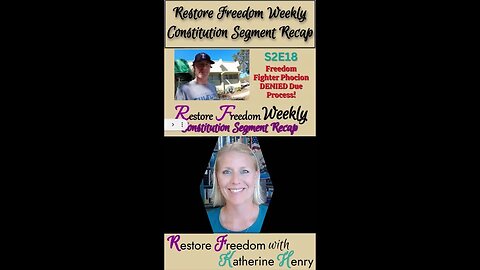 Freedom Fighter Phocion Denied Due Process! - Constitution Segment Recap S2E18