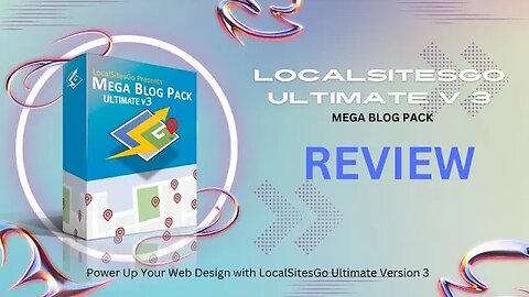 LocalSitesGo Ultimate Version 3 Review l Power Up Your Web Design