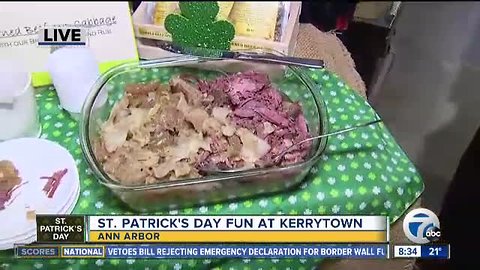 St. Patrick's Day fun at Kerrytown markets and shops in Ann Arbor