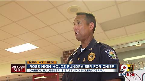 Ross High holds fundraiser for chief