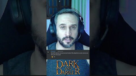 Teremos o próximo playtest de Dark and Darker ? #shorts