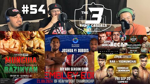 The 3 Fight Casuals #54 UFC 306 NOCHE RECAP Joshua vs Dubois PREDICTIONS