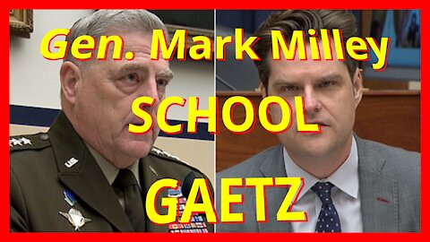 Secretary of Defense & Joint Chiefs Chair Respond to Rep. Matt Gaetz on Critical Race Theory