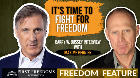 It's Time To Fight For Freedom - Interview with Maxime Bernier