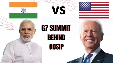 G7 Summit India vs USA something happens #trending