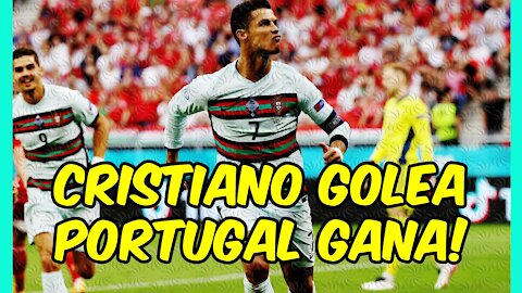 CRISTIANO RONALDO ESTELAR! Lidera el triunfo de PORTUGAL ante HUNGRÍA!