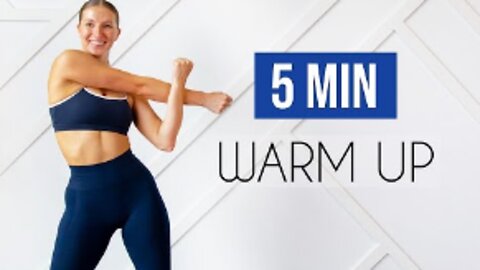 5 MIN WARM UP FOR AT HOME WORKOUTS (Full Body)