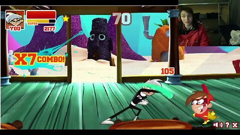 Timmy As Cleft VS Danny Phantom In A Nickelodeon Super Brawl 2 Battle With Live Commentary