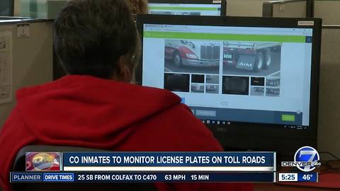 Colorado prison inmates to monitor license plates on state’s toll roads