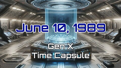 June 10th 1989 Gen X Time Capsule