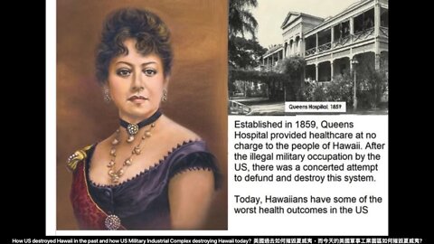 How US destroyed Hawaii in the past and how US Military Industrial Complex destroying Hawaii today?