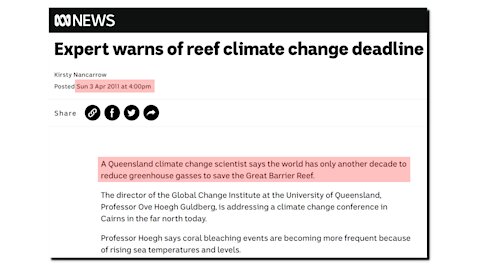 End Of The Great Barrier Reef : This Afternoon