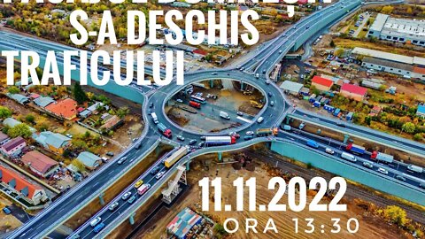 ❌ SE CIRCULA PE PASAJUL DOMNEȘTI - 11.11.2022 - ORA 13:30 ❌ INAUGURARE PE PLOAIE - FILMARE CU DRONA