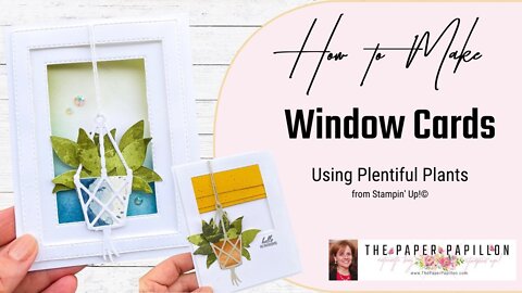 How to Make a Window Card