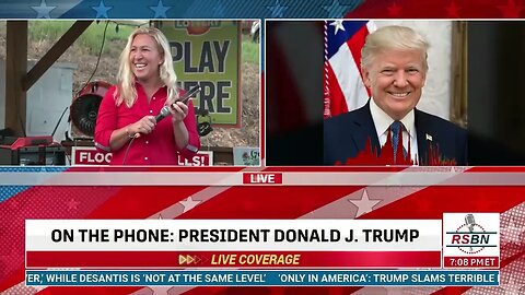 President Trump's phone call "We're gonna SWAMP all the dishonesty." MTG Townhall in Plainville, GA