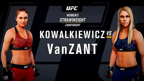 EA Sports UFC 3 Gameplay Paige VanZant vs Karolina Kowalkiewicz