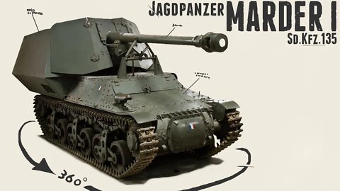 Marder I Jagdpanzer - Walkaround - Saumur Tank Museum.