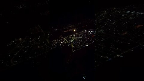 Night view from Airplane