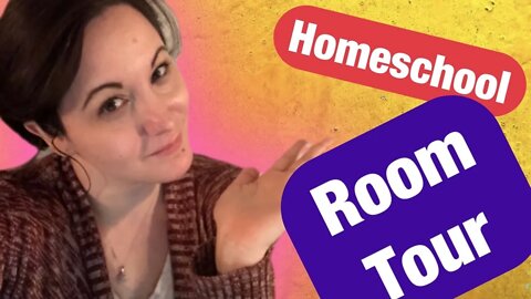 Homeschool Room Tour / Homeschool Room Organization / Homeschool Room Ideas