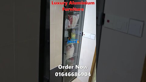 Aluminium Furniture 6 layer corner kitchen cabinet