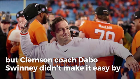 Clemson's Dabo Swinney Blames "Insanity" For Why Voted Against Alabama