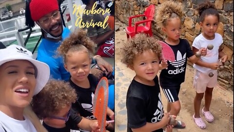 Derrick Rose & Wife Alaina Take The Kids To Africa! 🌍