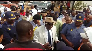 SOUTH AFRICA - Johannesburg - Bheki Cele at Kutumela School (Qng)