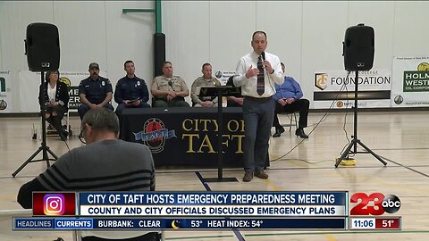 City of Taft hosts emergency preparedness meeting