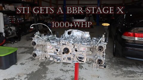 The 1000hp STi build begins...