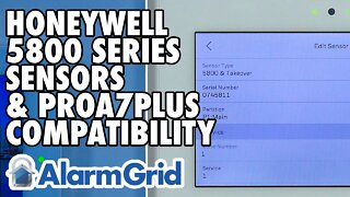 Honeywell Home PROA7PLUS: Compatible With Honeywell 5800 Sensors?