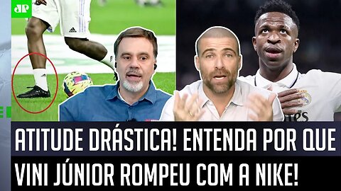 "ELE TEM RAZÃO, cara! O Vinicius Júnior ROMPEU com a NIKE porque..." POLÊMICA gera ÓTIMO DEBATE!