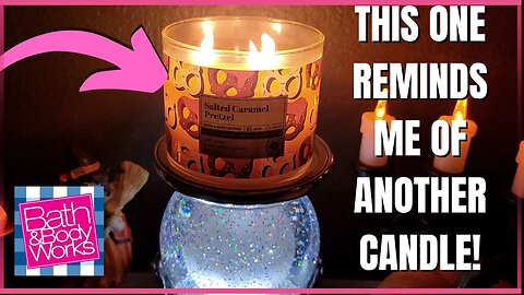 SALTED CARAMEL PRETZEL Candle Review | LIMITED EDITION | Bath & Bodyworks | #bathandbodyworks