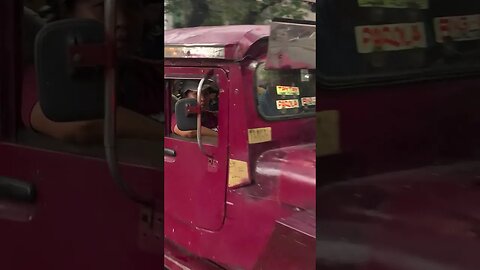 Red Jeepney Philippines 4k