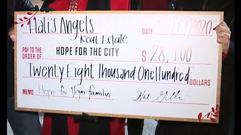 Hali's Angels Real Estate makes donation to Hope For The City