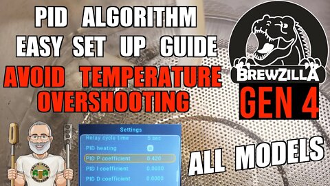 Brewzilla GEN 4 PID ALGORITHM EASY SET UP GUIDE