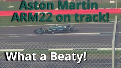 Aston Martin #AMR22 hits the track | compilation