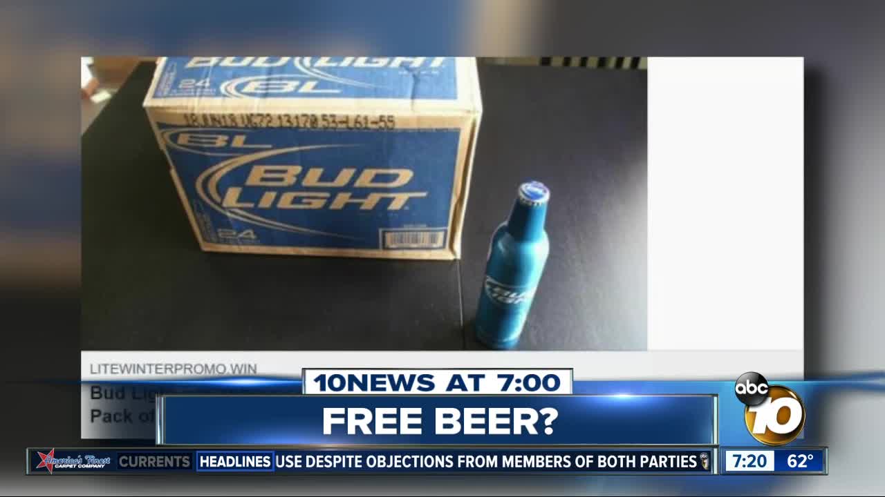 Free 24-pack of Bud Light beer?