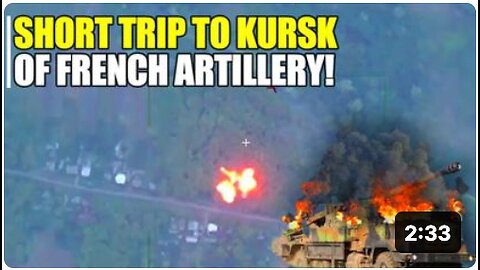 WATCH! French Caesar artillery is already burning in Kursk