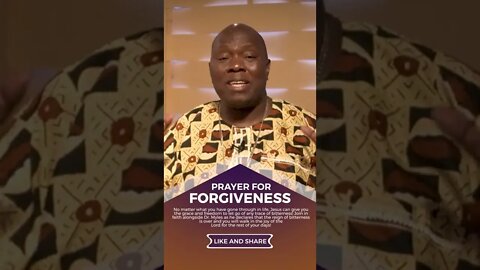 Prayer for Forgiveness