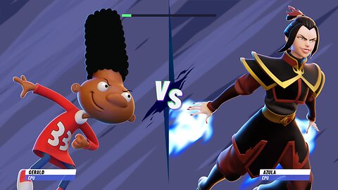 Nickelodeon All Star Brawl 2: Gerald vs Azula