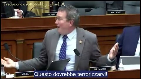 NWO, VACCINI: "Novax" Terroristi FBI, Thomas Harold Massie, Kentucky