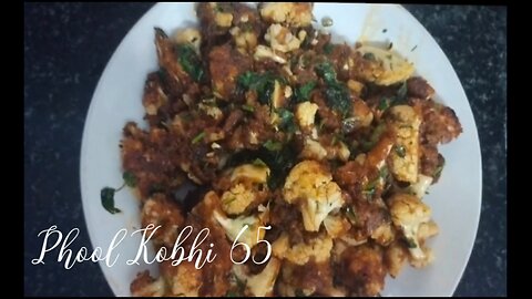 HOW TO MAKE PHOOL KOBHI 65 | HOMEMADE | FOOD COURT