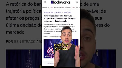 Decisão de taxa de juros americana FOMC #bitcoin #btc #eua #sec #fomc #fed #cripto #sp500 #nasdaq